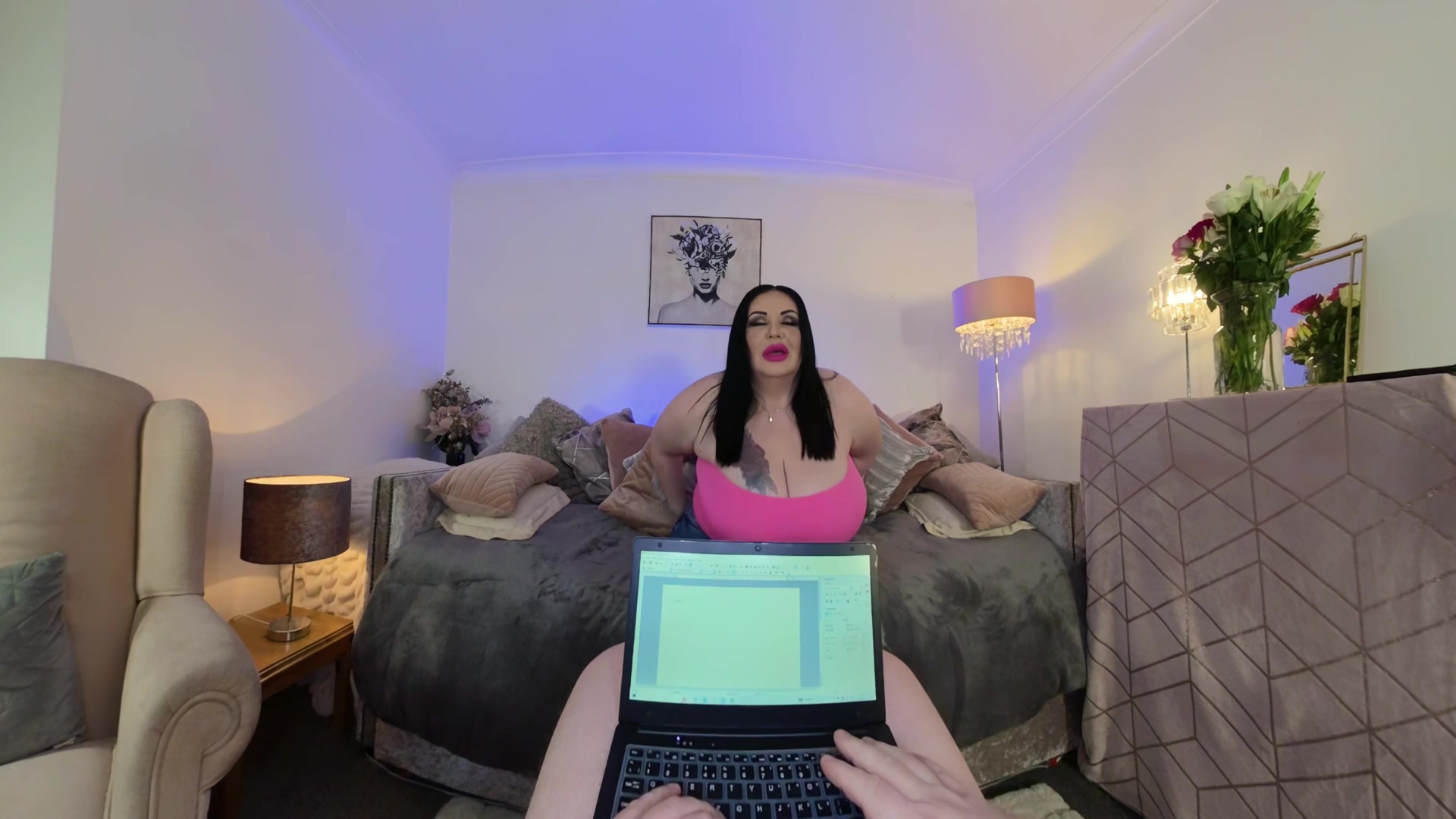 Horny BBW Mia MILF needs her neighbors cum immediately