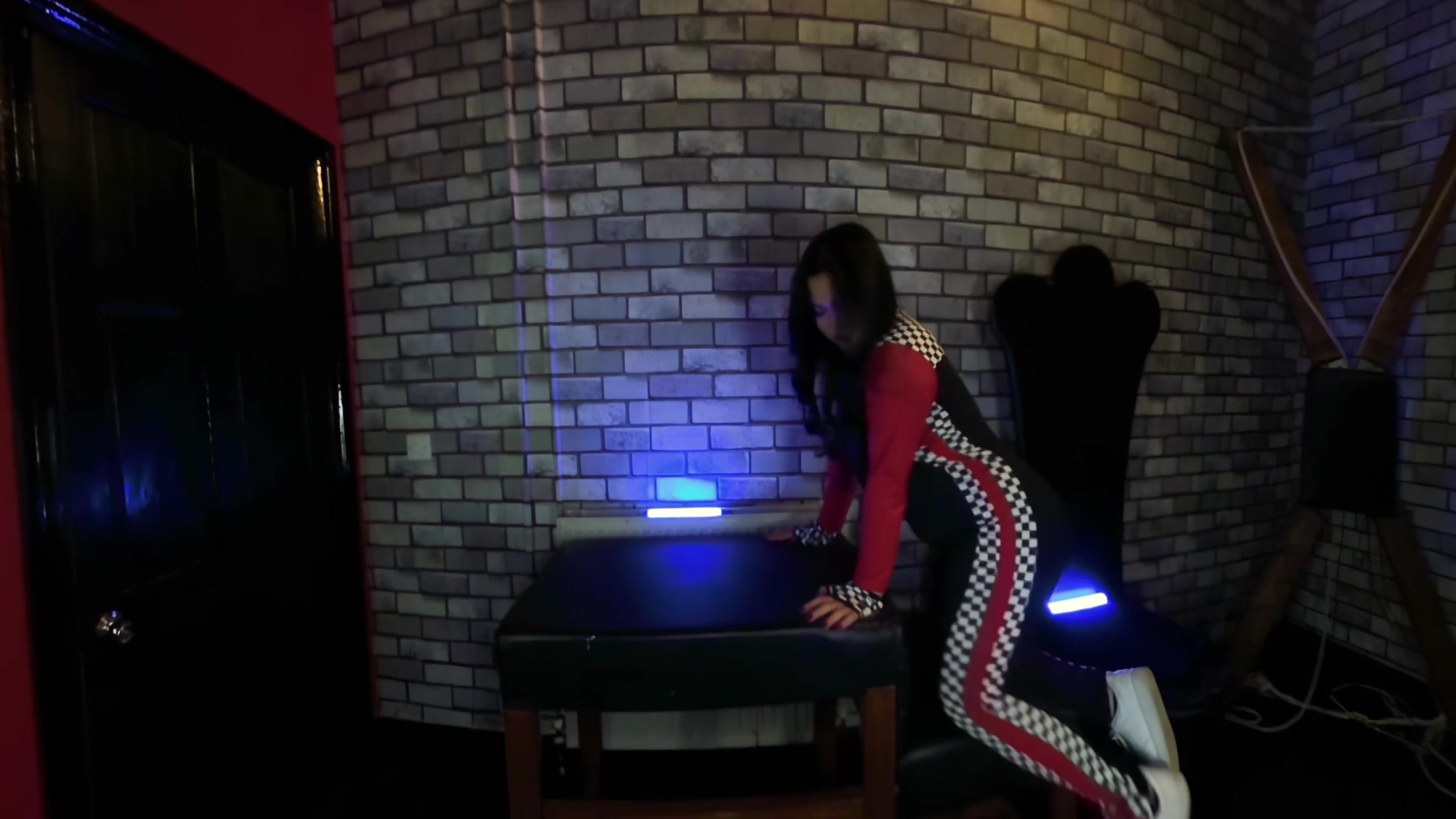 Chubby Asian Ivy sucking and riding a fat pecker